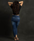 New Fabric High Waist Blue Jean
